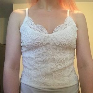 White designed bodysuit